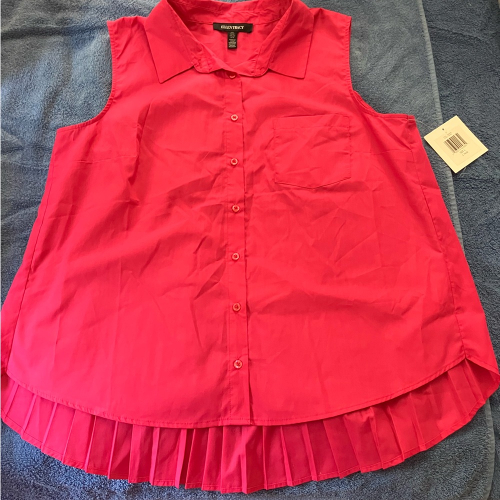 Ellen Tracy Sleeveless Shirt